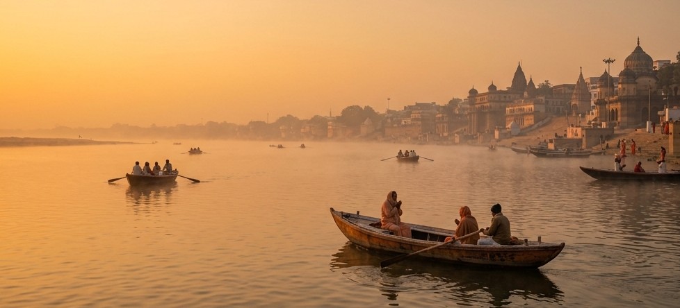 Triveni Sangam Sunrise
